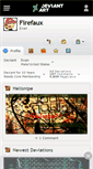 Mobile Screenshot of firefaux.deviantart.com