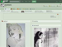 Tablet Screenshot of jessebeans.deviantart.com