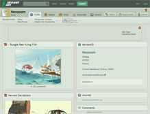 Tablet Screenshot of neozoom.deviantart.com
