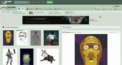Desktop Screenshot of cleocatra.deviantart.com