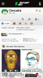 Mobile Screenshot of cleocatra.deviantart.com