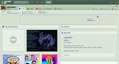 Desktop Screenshot of catshadow.deviantart.com