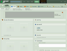 Tablet Screenshot of eddie.deviantart.com