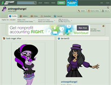 Tablet Screenshot of animegothangel.deviantart.com