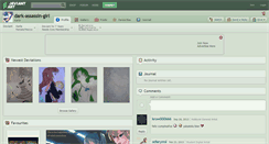 Desktop Screenshot of dark-assassin-girl.deviantart.com