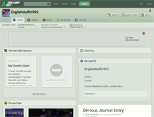 Tablet Screenshot of englishmuffin992.deviantart.com