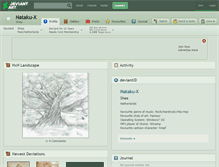 Tablet Screenshot of nataku-x.deviantart.com