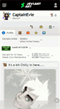 Mobile Screenshot of captainevie.deviantart.com