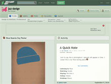 Tablet Screenshot of jaz-design.deviantart.com