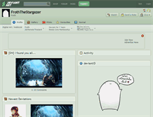 Tablet Screenshot of froththestargazer.deviantart.com