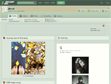 Tablet Screenshot of de-ce.deviantart.com