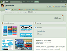 Tablet Screenshot of claycauleyinc.deviantart.com