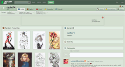 Desktop Screenshot of cyclist74.deviantart.com