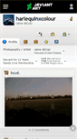 Mobile Screenshot of harlequinxcolour.deviantart.com