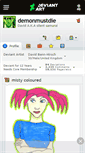 Mobile Screenshot of demonmustdie.deviantart.com