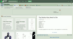 Desktop Screenshot of falconboy.deviantart.com