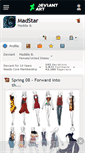 Mobile Screenshot of madstar.deviantart.com