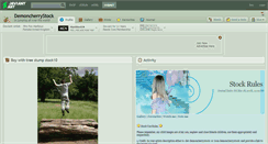 Desktop Screenshot of demoncherrystock.deviantart.com
