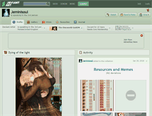 Tablet Screenshot of jeminisoul.deviantart.com