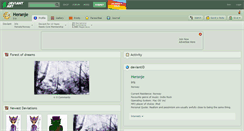 Desktop Screenshot of heranje.deviantart.com