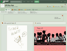 Tablet Screenshot of fofi-the-chao.deviantart.com