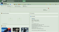 Desktop Screenshot of orkinus.deviantart.com