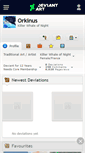 Mobile Screenshot of orkinus.deviantart.com