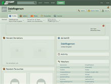 Tablet Screenshot of dalerogerson.deviantart.com