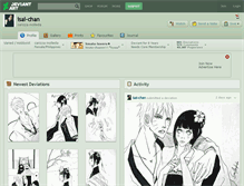 Tablet Screenshot of isai-chan.deviantart.com