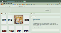 Desktop Screenshot of coffeefanatic3462.deviantart.com