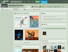 Tablet Screenshot of animorphs-fanclub.deviantart.com