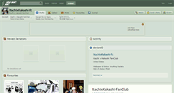 Desktop Screenshot of itachixkakashi-fc.deviantart.com
