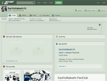 Tablet Screenshot of itachixkakashi-fc.deviantart.com