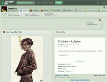 Tablet Screenshot of makotsu.deviantart.com