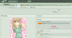 Desktop Screenshot of imoutoyo.deviantart.com