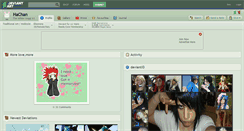 Desktop Screenshot of hachan.deviantart.com