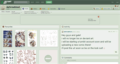 Desktop Screenshot of darkroseblood.deviantart.com
