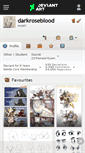 Mobile Screenshot of darkroseblood.deviantart.com