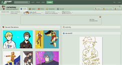 Desktop Screenshot of cursesisay.deviantart.com
