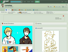 Tablet Screenshot of cursesisay.deviantart.com