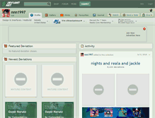 Tablet Screenshot of nnn1997.deviantart.com