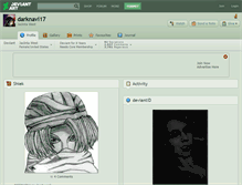 Tablet Screenshot of darknavi17.deviantart.com