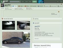Tablet Screenshot of apexi957.deviantart.com