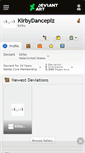 Mobile Screenshot of kirbydanceplz.deviantart.com