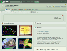 Tablet Screenshot of nessie-carlie-cullen.deviantart.com