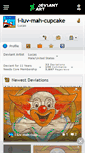 Mobile Screenshot of i-luv-mah-cupcake.deviantart.com