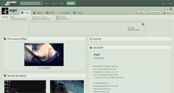 Desktop Screenshot of dngirl.deviantart.com