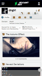 Mobile Screenshot of dngirl.deviantart.com