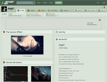 Tablet Screenshot of dngirl.deviantart.com