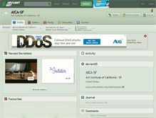 Tablet Screenshot of aica-sf.deviantart.com